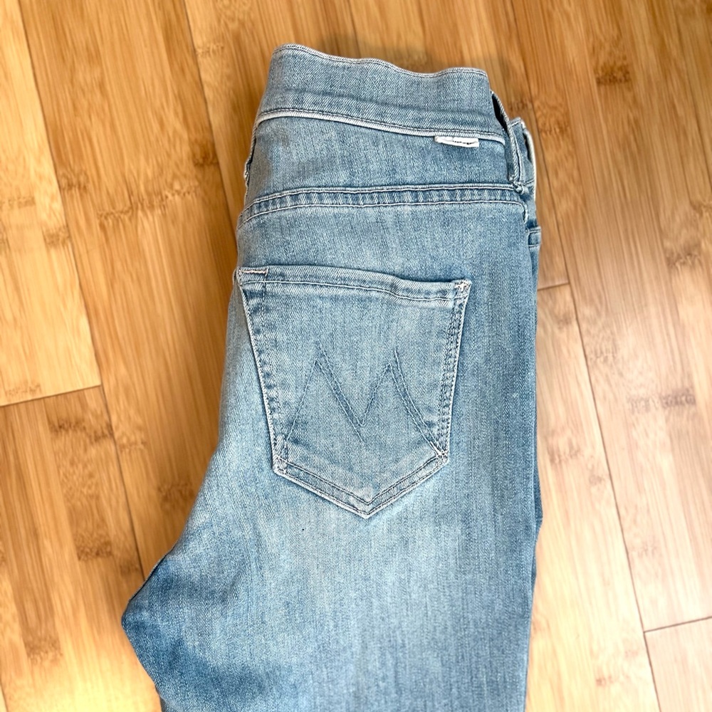Mother The Dazzler Lace Up Ankle Jeans - Picture 6 of 6